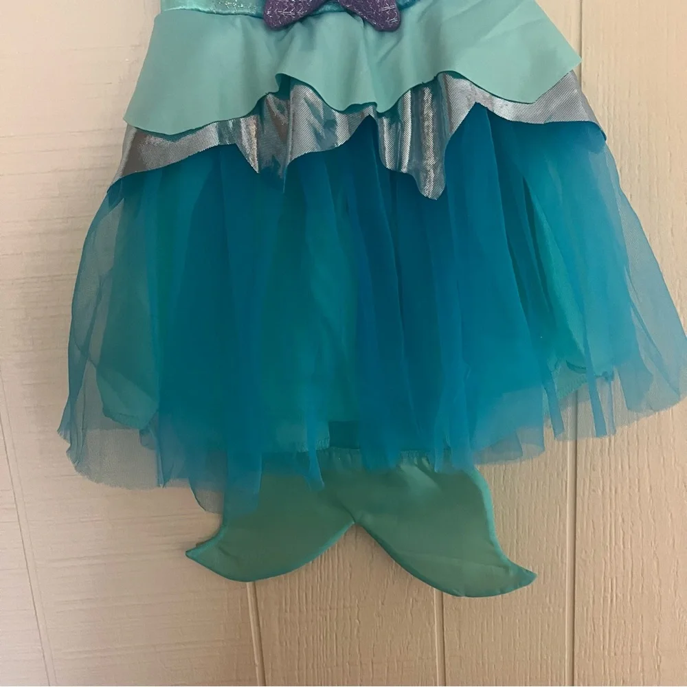 Disney Baby little mermaid Ariel costume dress 12-18 months slippers Halloween